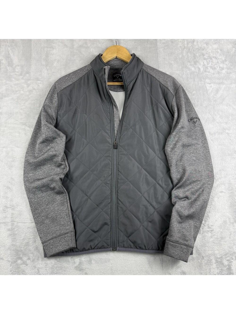 Callaway Weather Series Quilted Golf Jacket Men's S Lightweight Techwear Preppy